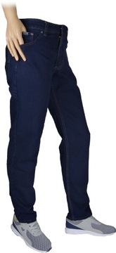 Spodnie Jeans męskie 36/32 S'TEM stretch granatowe Klasyczne Różne Rozmiary