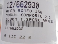 фото thumb №7, Alfa romeo 156 модуль комфорта 60674573 2,0 a727