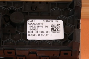 фото thumb №7, Bmw 7 g11 g12 панель повітропровід кондиціонера зад ceramika 6999388