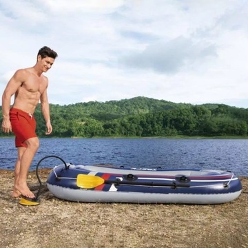 Надувной понтон HUGE TRECK X2, ВЕСЛО, НАСОС, 3 человека
