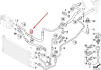 фото thumb №4, Mini s cabrio r52 испаритель компрессор труба всасывающая 64509181966 оригинальная