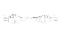 Приводной вал приводная volvo xc60 2.0t 2008-2013 левая atm powershift mps6 nty Доставка, фото thumb