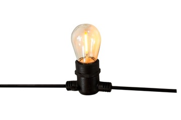 Уличная светодиодная садовая гирлянда 2м 10xE27 6Вт IP44