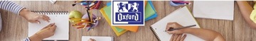 блокнот с буквами OXFORD Floral A6 80k 90g line