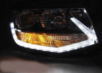 фото thumb №13, Лампы передние фары перед vw t6 led чёрный диодные дневные