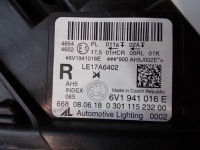 Skoda оригинальный номер 6v1941016e фара передняя p Цена, фото thumb