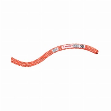 Mammut 9.8 Crag Classic Rope оранжево-белый60м