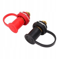 фото thumb №2, 1 пара 3/8 cala stud чёрный красный зарядное устройство