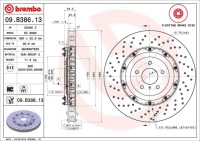 фото thumb №5, Тормозные диски тормозные brembo 09.b386.13