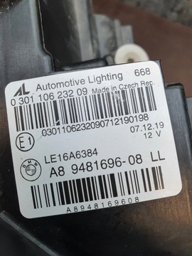 фото thumb №12, Лампа перед права повний led bmw 3 g20 g21