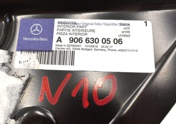 фото thumb №3, Mercedes sprinter w906 crafter ліві обшивка стійка org внутрішні org нове