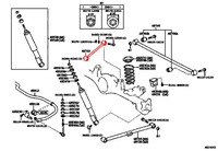 фото thumb №15, Стрижень верхній заднього моста лівий toyota land cruise