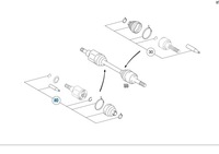 фото thumb №4, Внутренняя защита шарнир полуось mercedes x-klasa w470