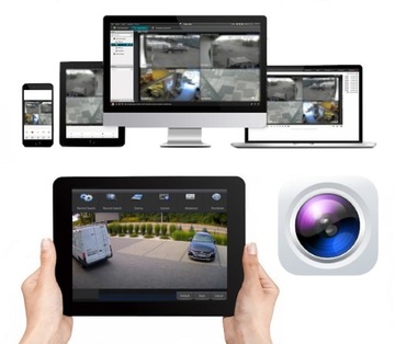 MONITORING 8 KAMER 4K 8MPX IR ZEWNĘTRZNE METALOWE