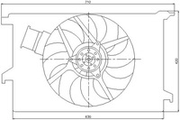 фото thumb №1, Nissens вентилятор радиатора с корпус fiat crom
