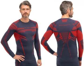 BIELIZNA MĘSKA TERMICZNA BRUBECK DRY KOMPLET BLUZA I SPODNIE XL