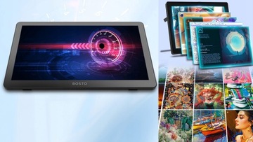 PROFESJONALNY Tablet graficzny komputer BOSTO X6 i7 + 16GB + 512GB DOTYK