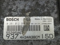 Блок управления двигателя 0281012966 55205067 alfa romeo gt i 2003-2010 Цена, фото thumb