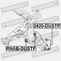 фото thumb №13, Сайлентблок нижній важіль передньої renault duster