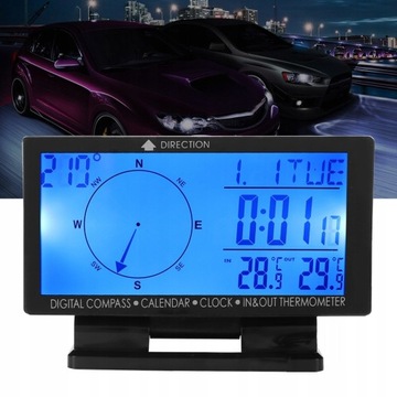 CD60 Многофункциональный цифровой автомобильный термометр