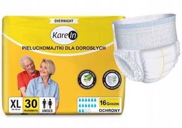 ПОДГЛОНКИ ДЛЯ ВЗРОСЛЫХ KAREIN OVERNIGHT XL 30 ШТ.
