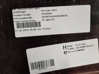 фото thumb №9, Porsche taycan бампер задній задня karminrot 9j1807421f