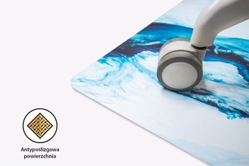Защитный коврик на стул Графитовая абстракция 140х100