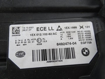 фото thumb №10, Лампа перед передняя правая bmw 3 f30 f31 полный led