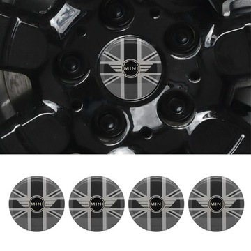 ЭМБЛЕМА ЛОГОТИПА BMW MINI НА ДИСКАХ 52 ММ 4 ШТ.