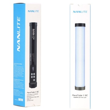Lampa LED NanLite PavoTube II 6C 1-Kit RGB