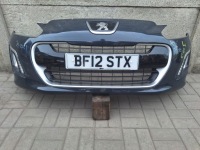 Купити Peugeot 308 рестайлінг  11-13 бампер + led, фото thumb