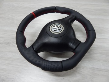 фото thumb №8, Vw golf iv passat b5 bora - руль новая кожа sport подушка