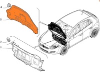 фото thumb №1, Шумоізоляція ізоляція капот lancia delta 1.4 tjet