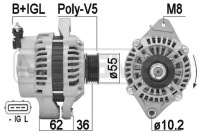 фото thumb №2, Генератор era do fiat sedici 1.6