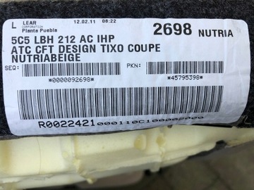 фото thumb №10, Vw beetle 5c сидіння сидіння комплект бежевий