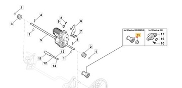 Оригинальная втулка опорного колеса косилки Stiga Combi AE (381001133/0)
