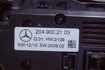 фото thumb №10, Панель кондиціонера mercedes w204 2049002103