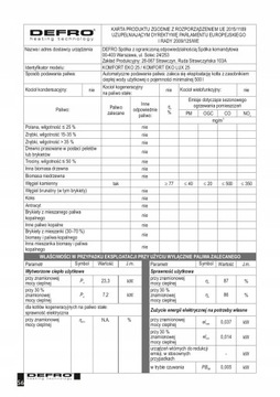 Defro Komfort Eko Lux 25 кВт угольный эко-горошек котел
