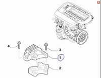 фото thumb №4, Подушка двигателя jeep renegade 2.0 4x4 52034018 оригинальный номер