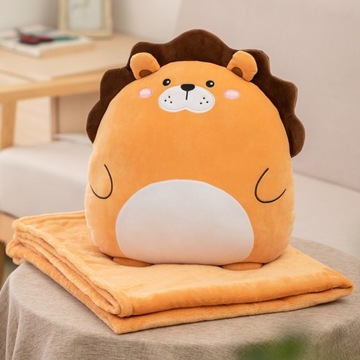 Подушка и коричневый, коричневый