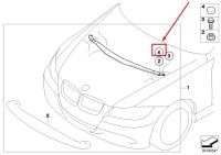фото thumb №10, Bmw 3 e90 накладка na rozpórkę амортизатора 46511234785