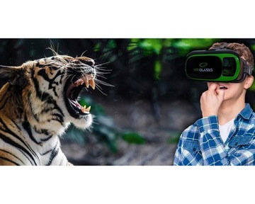 Очки VR для моего сына Virtual 3D в подарок + пульт дистанционного управления