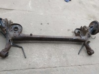 фото thumb №5, Toyota yaris ii iii балка подвеска задняя тормозные барабаны