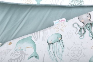 ЗАЩИТА ДЛЯ ДВУСТОРОННЕЙ КРОВАТИ С КОВРИКОМ 180х30см BABYMAM