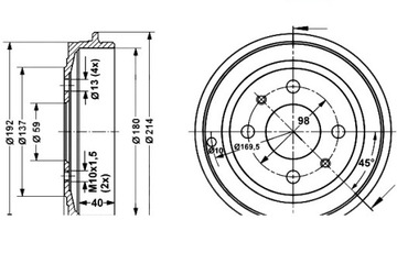 фото thumb №8, Ate 24.0218-0011.1 барабан тормозной