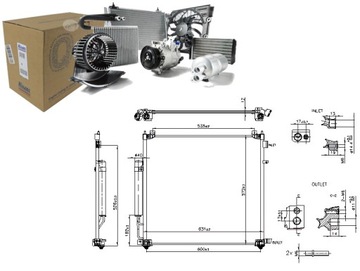 фото thumb №9, Nissens конденсатор кондиционера land rover defender discovery v range