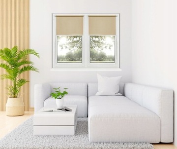 Roleta wewnętrzna mini z prowadnicami 100% zaciemniająca BLACKOUT 103x220