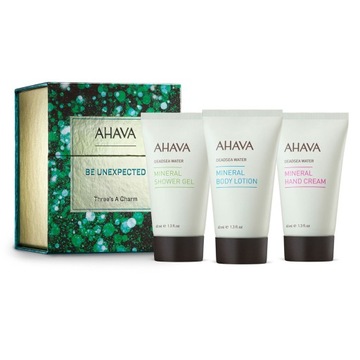 Набор натуральной косметики AHAVA Trio с минералами Мертвого моря