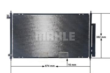 фото thumb №16, Mahle оригінал ac 467 001s конденсатор, кондиціонер