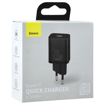 Универсальное быстрое зарядное устройство Baseus, USB-C 3A 20 Вт, сетевой адаптер